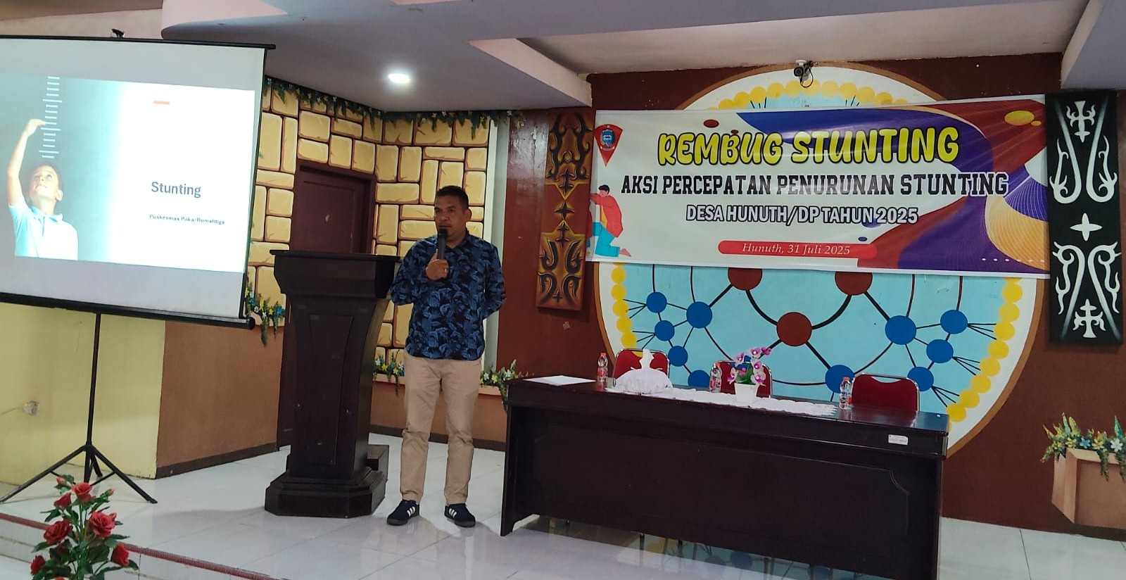 Arahan Kepala Desa Hunuth